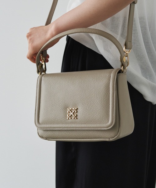 russet（ラシット）の「レザーフラップミニショルダーバッグ（CE-1354