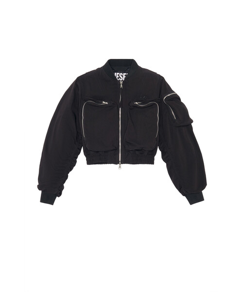 DIESEL（ディーゼル）の「レディース ジャケット ショート丈 ナイロン