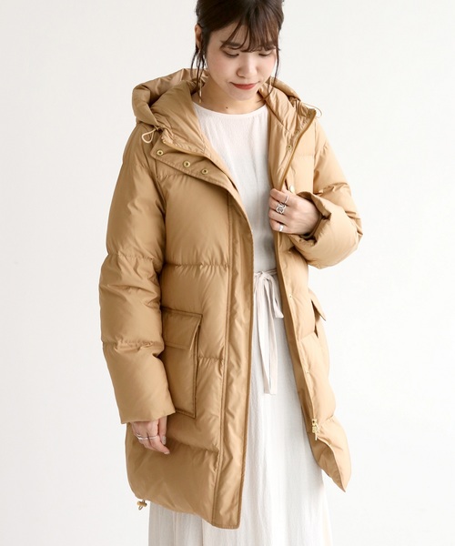 SLOBE IENA（スローブイエナ）の「フードロングダウンコート◇（ダウン