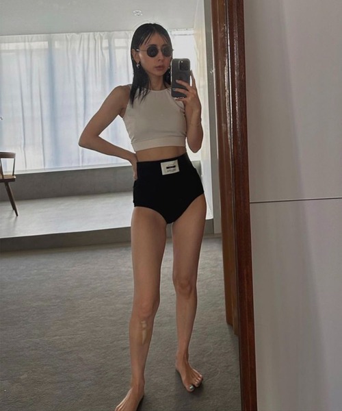 Ameri（アメリ）の「DOUBLE TAG TANK SWIM WEAR（水着）」 - WEAR