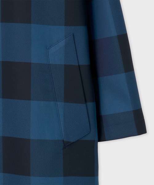 Paul Smith（ポールスミス）の「ブロックチェック ステンカラーコート