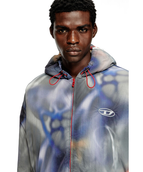 メンズ フード付きジャケット J-MIRR（ナイロンジャケット）｜DIESEL