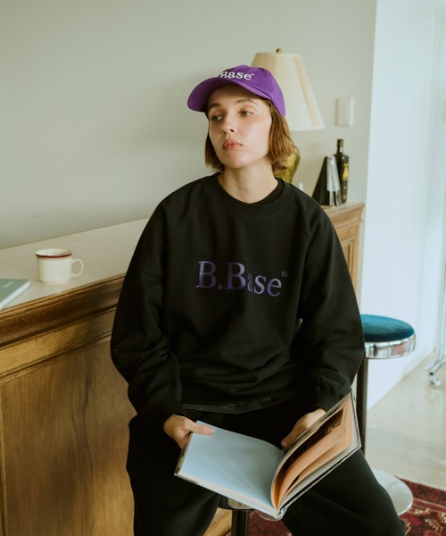 B.Base Logo Crewneck Sweat / B.Baseロゴクルーネックスウェット