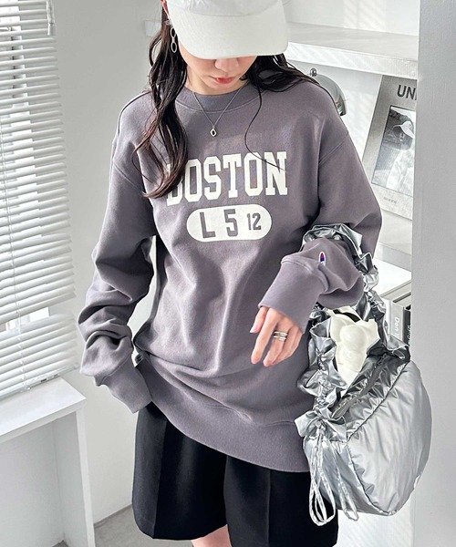 セール】【新色追加】Champion ロゴトレーナー（スウェット