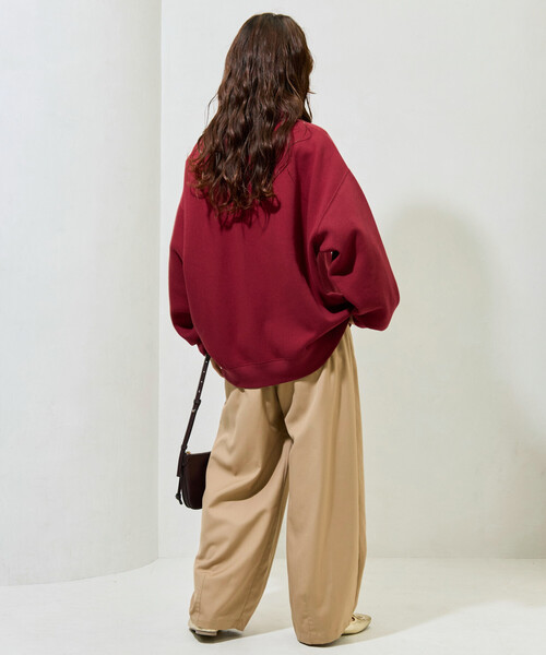 セール】限定展開 ポロ襟 スウェット プルオーバー（スウェット