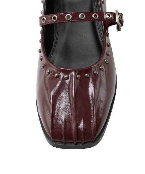 セール】STUDS STRAP BALLET SHOES（バレエシューズ）｜Ameri（アメリ