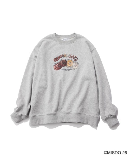 Mister Donut】イラストクルースウェット 627319（スウェット
