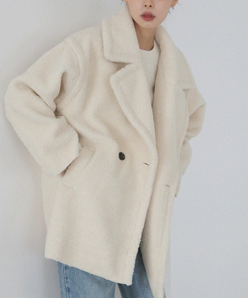 セール】ボアテーラードコート（ピーコート）｜LIAN（リアン）の