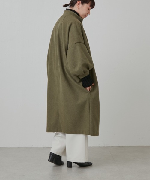 BEARDSLEY（ビアズリー）の「ウールライクジップボリュームコート：低