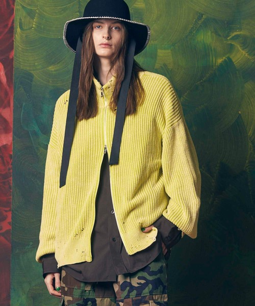 MAISON SPECIAL（メゾンスペシャル）の「《UNISEX》Snow Wash Damaged