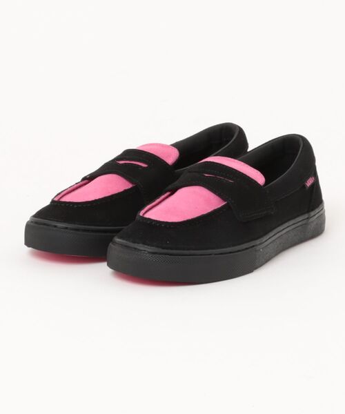 VANS ヴァンズ LOAFER ローファー V196CF NN BLACK/PINK（スニーカー