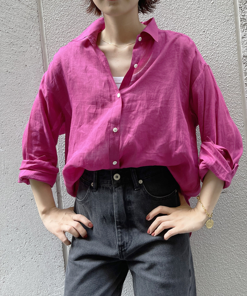 Spick & Span（スピックアンドスパン）の「ラミーチュニックシャツ