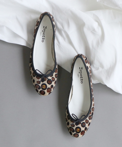 Repetto（レペット）の「【repetto/レペット】レオパード柄バレエ