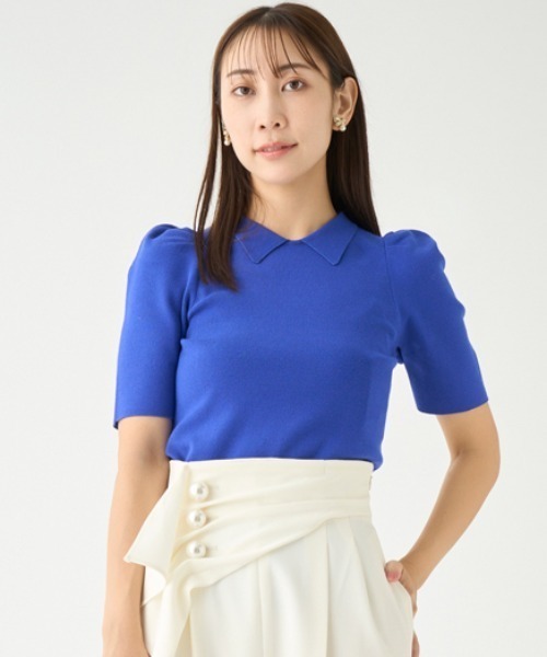 CELFORD（セルフォード）の「襟付きニットプルオーバー（ニット