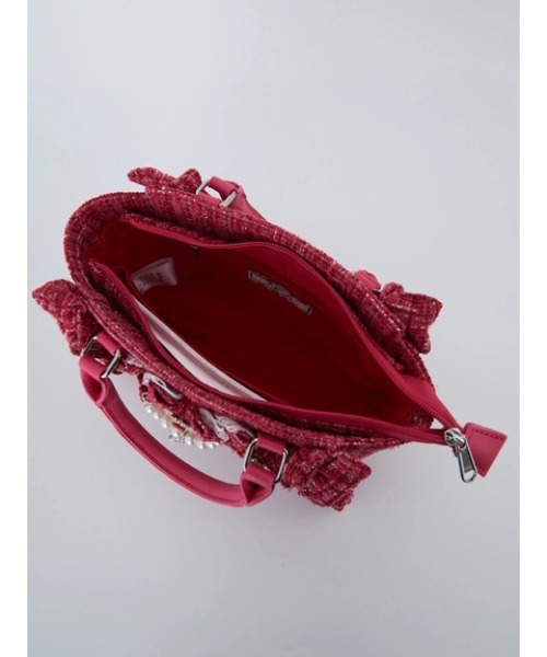 痛バ】確定ファンサのおまじないツイードBAG（ショルダーバッグ