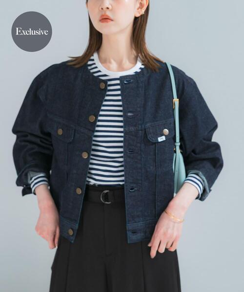 別注』Lee101×ROSSO NOCOLLAR SHORT JACKET（デニムジャケット