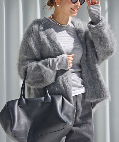 PORTMIX クルーネック カーディガン（カーディガン/ボレロ）｜Deuxieme