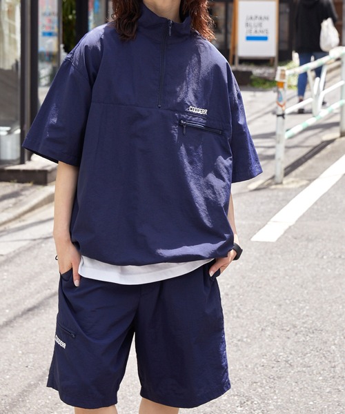 ≪セットアップ≫【CODDERR】ロゴ刺繍 ナイロン ビッグシルエット