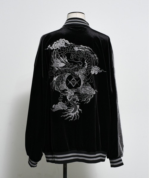 REFLEM（レフレム）の「『REFLEM/レフレム』ドラゴン刺繍ベロア