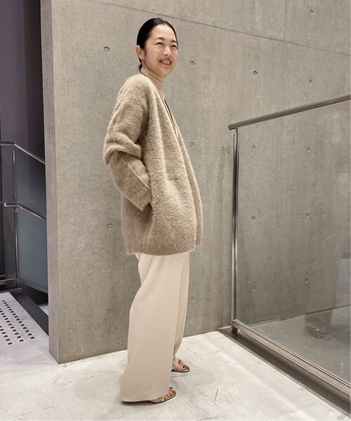 IENA（イエナ）の「フォックスカシミヤ Vネックカーディガン