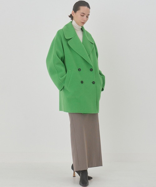 LE CIEL BLEU（ルシェルブルー）の「ダブルフェイスショートコート