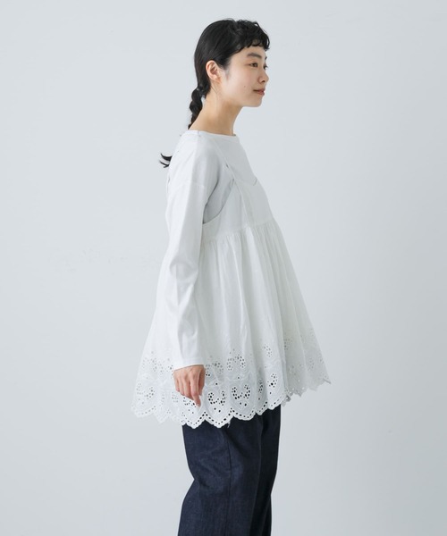 かぐれ（カグレ）の「スカラップ刺繍キャミソール（キャミソール