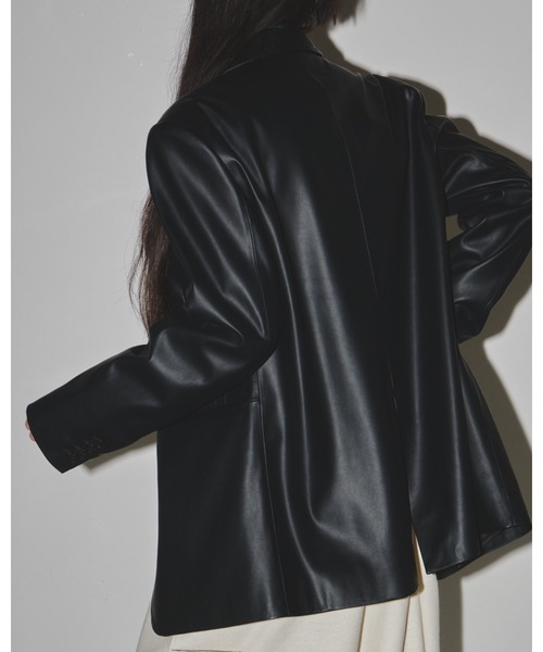 TODAYFUL（トゥデイフル）の「エコレザーテイラージャケット