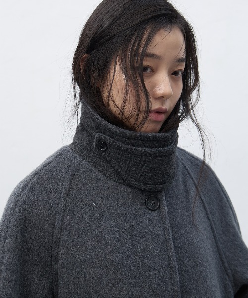 GENERAL IDEA】ウールバルマカンハーフコート / WOOL BALMACAN HALF