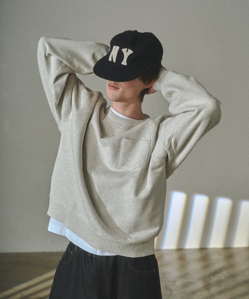 short length raglan sweat / ショートレングスラグランスウェット