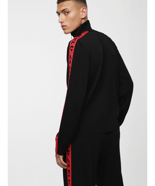 DIESEL（ディーゼル）の「メンズ ニット ジップアップニット