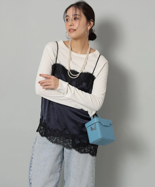 サテンレースキャミ（シャツ/ブラウス）｜Arpege story（アルページュ