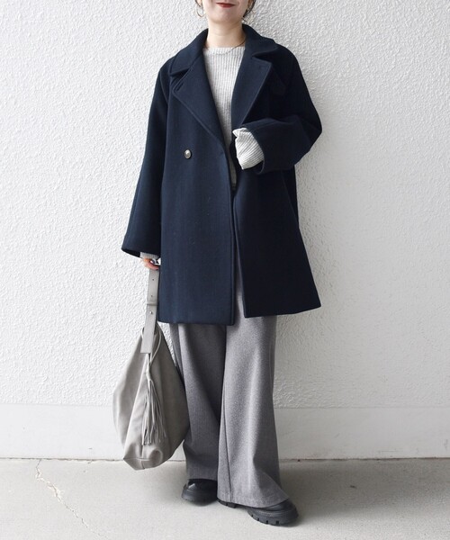 セール】【WEB限定】SHIPS any: PURE WOOL スタンド & テーラード