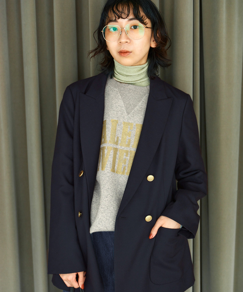 IENA（イエナ）の「ウールダブルブレストジャケット（テーラード