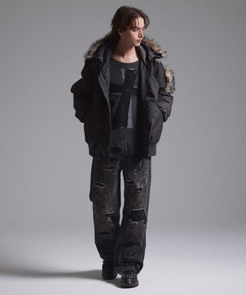 GRANCY（グランシー）の「【GRANCY】High Damage Straight Denim Pants