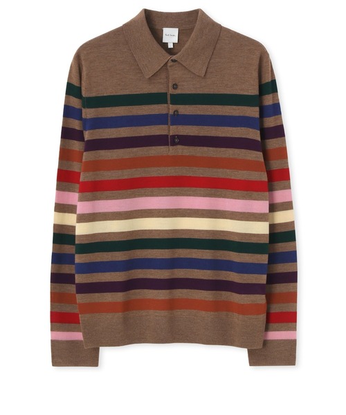 Paul Smith（ポールスミス）の「マルチボーダー ニットポロ / 123451