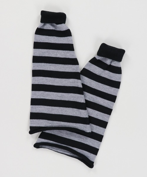 ボーダーワイドレッグカバー（レッグウォーマー）｜SPINNS（スピンズ