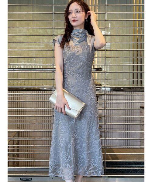 LAGUNAMOON（ラグナムーン）の「LADYモール刺繍ドッキングワンピース