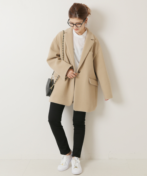 Spick & Span（スピックアンドスパン）の「W/Nyモッサジャケットライク