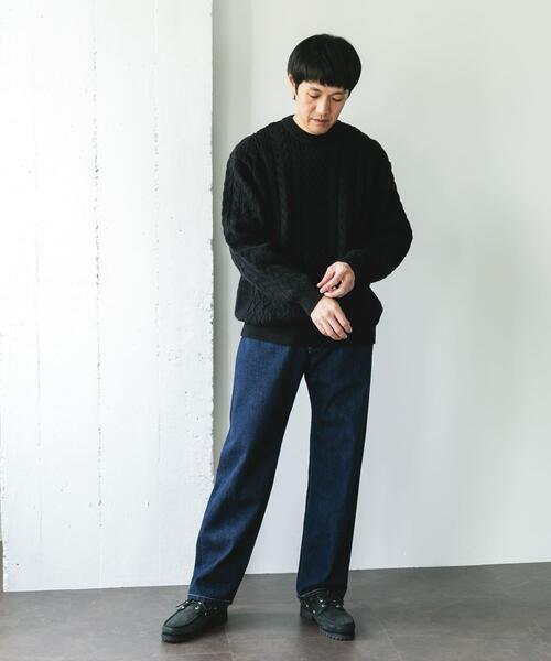 セール】アランニットクルーネックプルオーバー（ニット/セーター