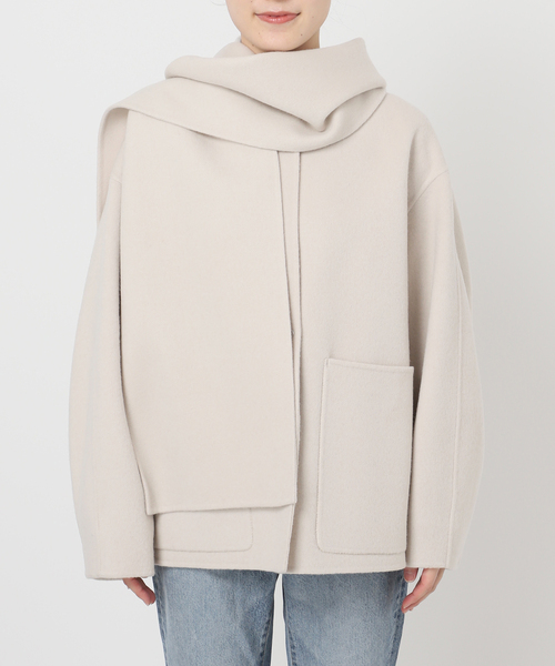 セール】《追加》ビーバーストール付きセットコート（ノーカラーコート