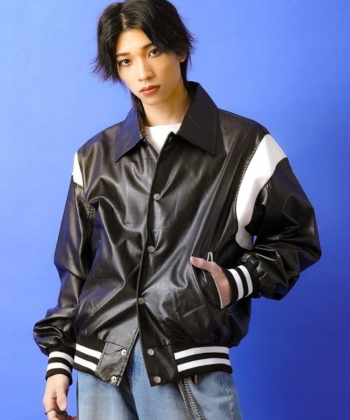 セール】a.p.o.v. 合成皮革スタジャン（スタジャン）｜a.p.o.v.