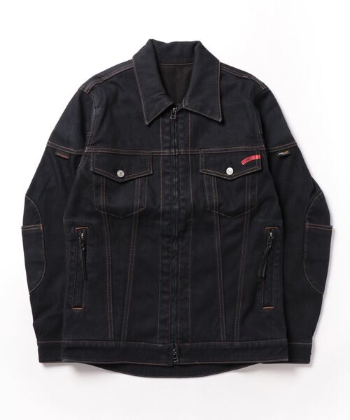 EDWIN エドウィン バイク用 デニムジャケット 防風 保温 耐摩擦