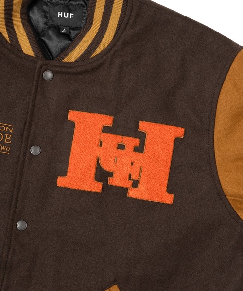 HUF（ハフ）の「HARRISON VARSITY JACKET / HUF バーシティー