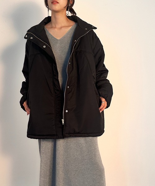 セール】【vieux by MAISON BREEZE】Stand collar padded jacket #1