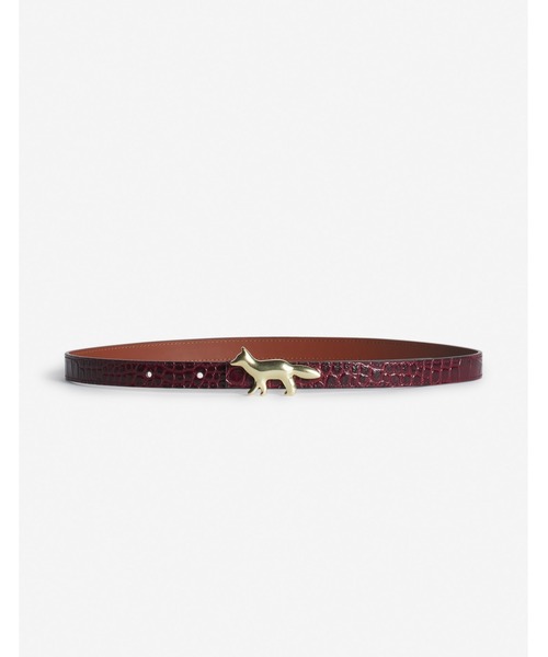 PROFILE FOX LEATHER BELT（ベルト）｜Maison Kitsune（メゾンキツネ