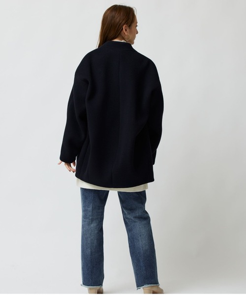 BABYLONE（バビロン）の「LAMBSWOOLコクーンコート（ノーカラーコート