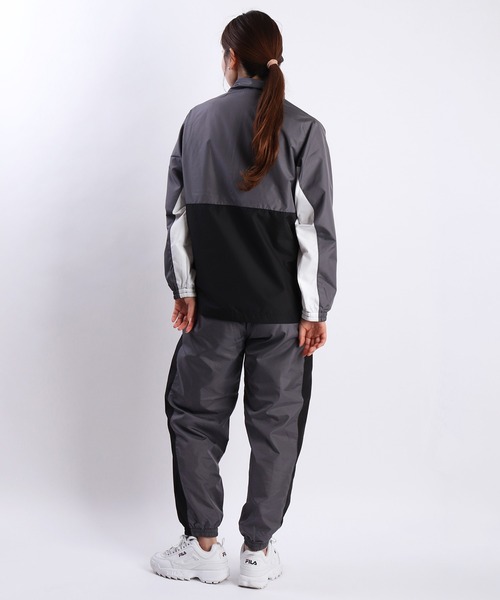 裏メッシュ デュスポ生地 ウィンドジャケット セットアップ レディース