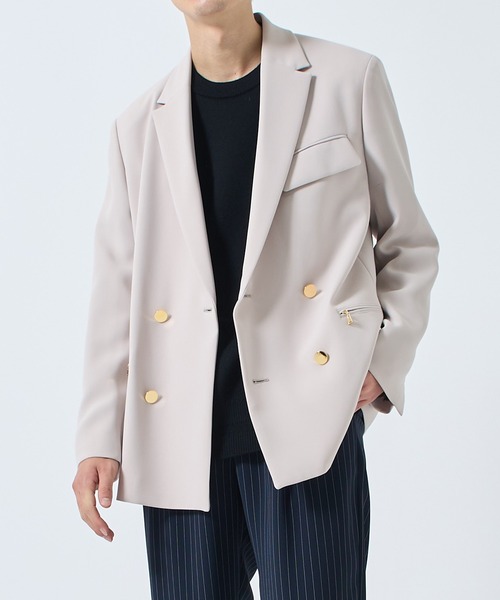 CULLNI（クルニ）の「〈別注〉DOUBLE BLEAST JACKET/シワになりにくい