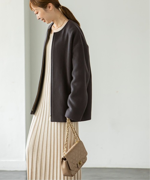 Noble（ノーブル）の「MTRカラーレスジップショートコート◇（ノー