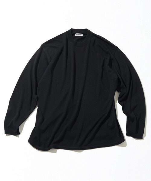 CAHLUMN/カウラム Silk Cotton Long Sleeve T-Shirt/シルク コットン